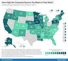 State Corporate Income Tax Rates And Brackets For 2016 Tax