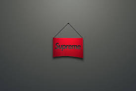 hd wallpaper supreme logo red