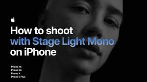 How To Shoot With Stage Light Mono On Iphone Apple Youtube
