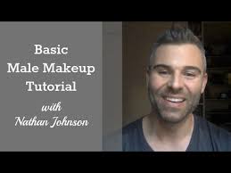 basic male makeup tutorial with nathan