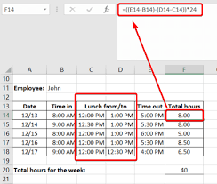 timesheet templates in excel