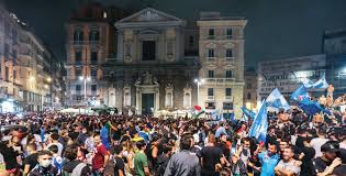 Official ssc napoli twitter account | società sportiva calcio napoli. Napoli Fans Swarm Onto Streets To Celebrate Italian Cup Win Arab News