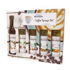 monin coffee set 5x50 ml gift pack