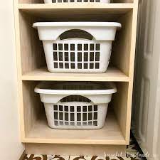stackable laundry basket storage