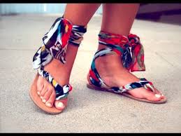 How to Gladiator Sandals YouTube