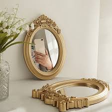 1pc Vintage Wall Mirror Hanging