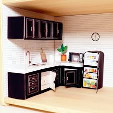 How To Make Dollhouse Kitchen Cabinets