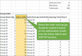 Seating Chart Planner Excel Hash