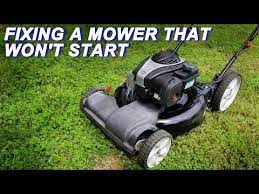 fixing a murray mower that won t start