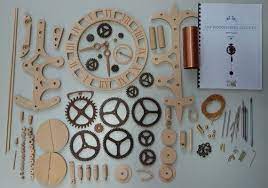 Wooden Wall Clock Lily Kit Diy Project