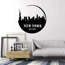 vinyl wall decal new york city state