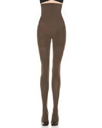 Spanx Center Stage High Waisted Shaping Tights Java Brown
