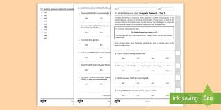 11 Verbal Reasoning Practice Paper Three Letter Words 2