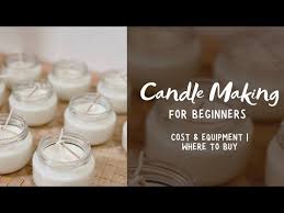 candle making for beginners cost