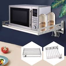 Wall Mount Microwave Oven Shelf Kitchen