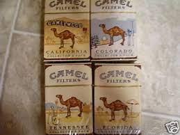 Camel activate double mint & purple cigarettes 10 cartons. Camel Cigarette Collector S Hard Packs States Series 39468551