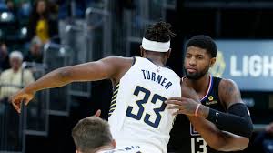 @yg_trece capped off a pacers blowout win with the best dunk you've ever seen anyone do in that uniform: Paul George Denies Fault In Drama Surrounding Pacers Exit I M Not The One To Boo
