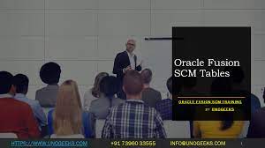 oracle fusion scm tables