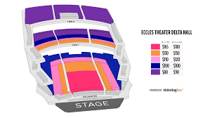 eccles theater seating chart