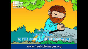 prays in the garden of gethsemane