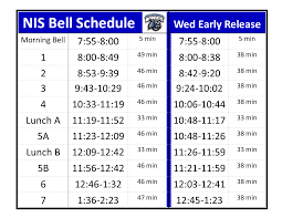 bell schedule norco interate
