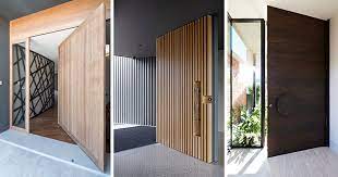 modern wood door designs