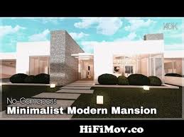 bloxburg minimalist modern mansion