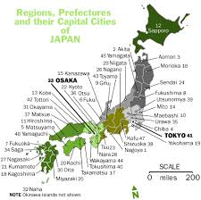 Map of japan outline states/provinces. Maps Of Japan Cities Prefectures Digi Joho Japan Tokyo Business