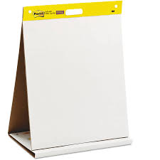 Post It Self Stick Easel Pads Twin Pack 25 X 30 Inches White Recycled Paper 30 Sheets Pad 2 Pads Pack