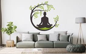 Tree Wall Decal Yoga Meditation Decor