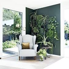 green walls living room