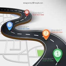 Road Infographic Vector Free Download