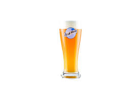 Blue Moon Beer In Glass Without