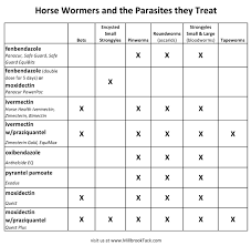 Types Of Wormers And Parasites Treated Level 3 Horses