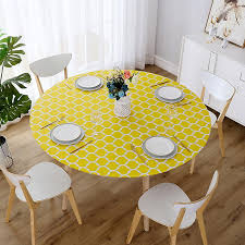 Fitted Vinyl Tablecloth Table Cover