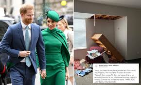 Two articles alleged prince harry had not been in touch with the marines after stepping down as a senior royal. Meghan Markle And Prince Harry Donate To Texas Women S Shelter Daily Mail Online