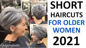 Falling in between a bob and traditional medium length hairstyles, this look is modern. Short Haircuts 2021 For Older Women 50 Plus Youtube