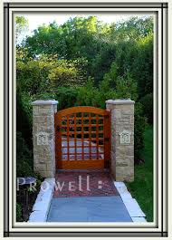 Custom Wood Garden Gates 27 By