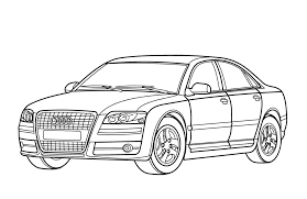 Ausmalbilder audi a4 autos páginas para colorear cómo dibujar coches. Malvorlagen Autos Audi Coloring And Malvorlagan