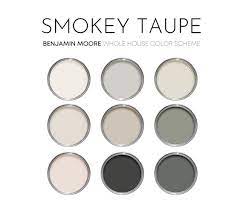 Smokey Taupe Benjamin Moore Paint