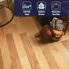 bruce rustic natural hickory 3 8 in t x 5 in w engineered hardwood flooring 22 sqft case