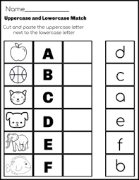 Match uppercase to lowercase letters in this printable letters a through e worksheet. Uppercase And Lowercase Matching By Creative Learning Everyday Tpt