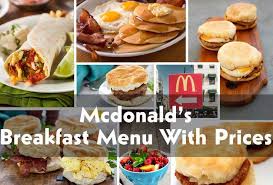 16 famous mcdonald s breakfast menu