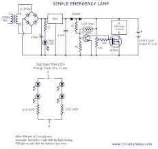 If you have configuration a or b, skip to step 5. Automatic Led Emergency Light Circuit