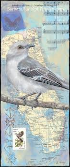 state bird of florida mockingbird