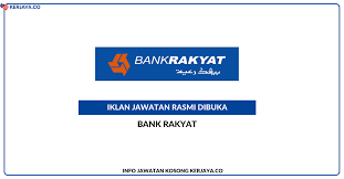 Untuk mengetahui lebih lanjut mengenai info lengkap jawatan kosong yang ditawarkan oleh bank rakyat malaysia berhad ini, sila klik pautan yang dipaparkan di bawah. Jawatan Kosong Terkini Bank Rakyat Kerja Kosong Kerajaan Swasta