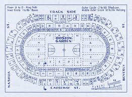 Boston Garden Basketball Seating Chart