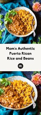 Puerto rican beans and rice. Mom S Authentic Puerto Rican Rice And Beans Ambitious Kitchen