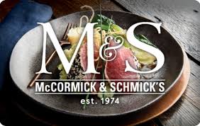 mccormick schmick s gift card