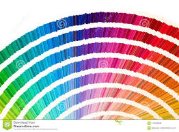 Rainbow Sample Colors Catalogue In Many Shades Of Colors Or